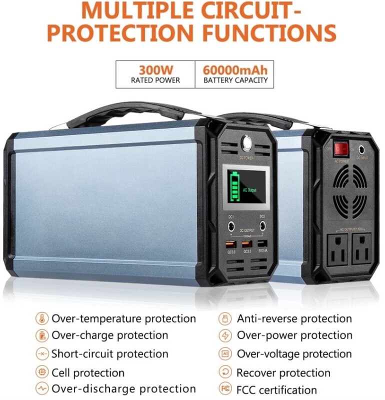 FFGO-G300 Power Station | Flashfish Battery Generator | 350W Peak